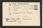 Seite 1, Eingelegter Brief, Beilage 2 zu "St. Pölten | Galgenleithen" (NHMW-PRAE-BBB-47-Beilage-2)
